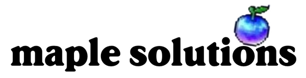 MAPLE SOLUTIONS
